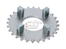 Rear sprocket 28, fits SS50, CB50, CY50, Dax, Silver