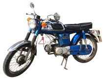 Honda CD50H, Blue, project moped