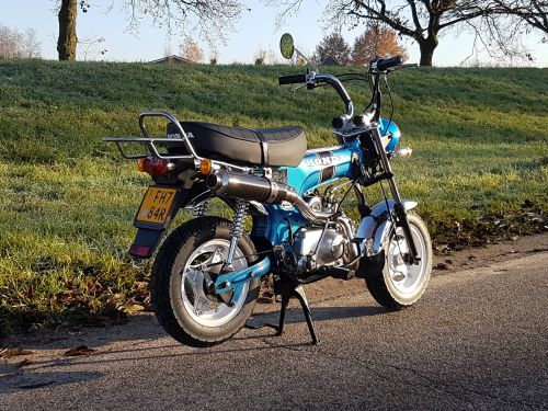 VERKOCHT ! Skyteam, 50cc, Dax, 225km, blauw - 4stroke-parts.com