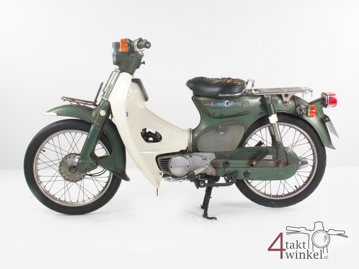 SOLD! Honda C90 K1 Japanese, 51468 km, green, with papers