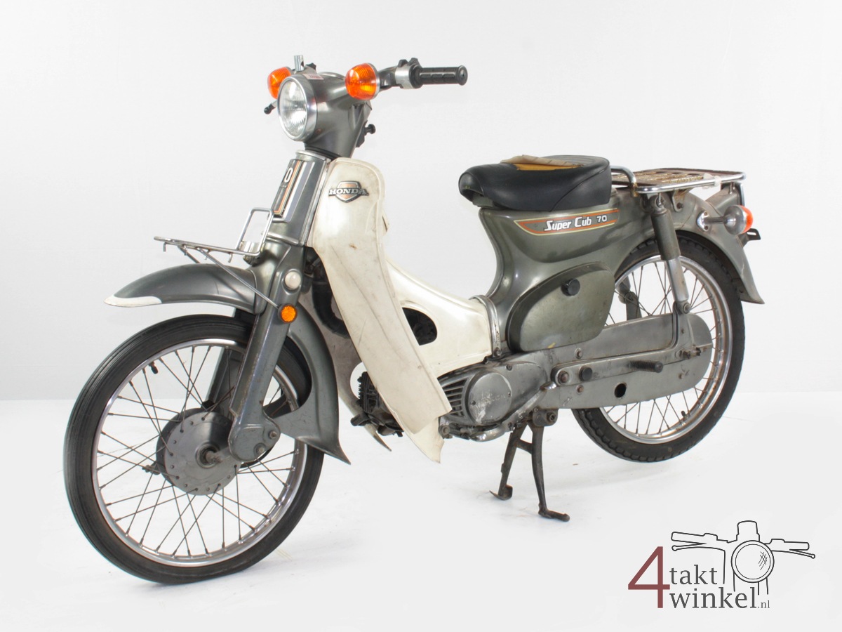 Honda C70 K1 Japanese, gray, 10406 km - 4taktwinkel.nl