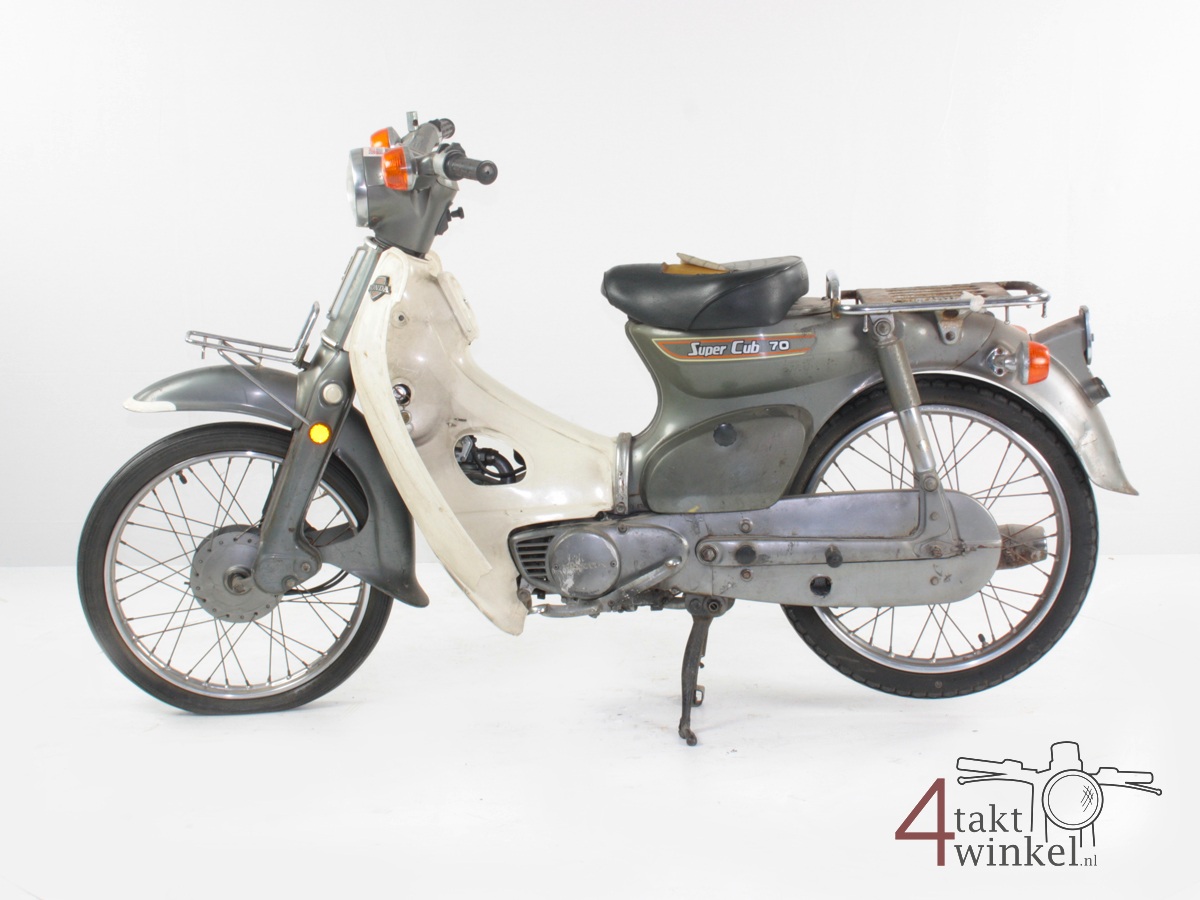 SOLD ! Honda C70 K1 Japanese, gray, 10406 km - 4stroke-parts.com