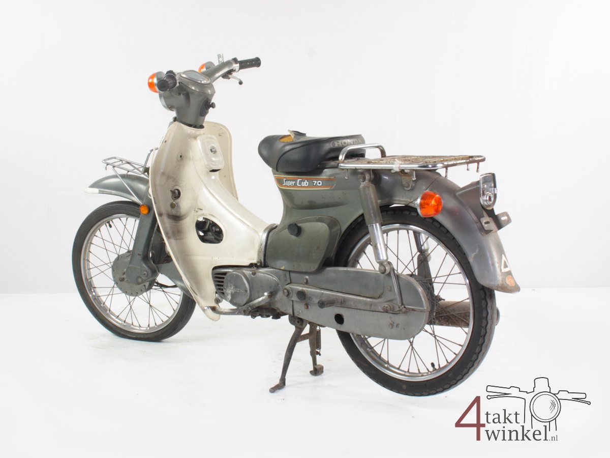 SOLD ! Honda C70 K1 Japanese, gray, 10406 km - 4stroke-parts.com