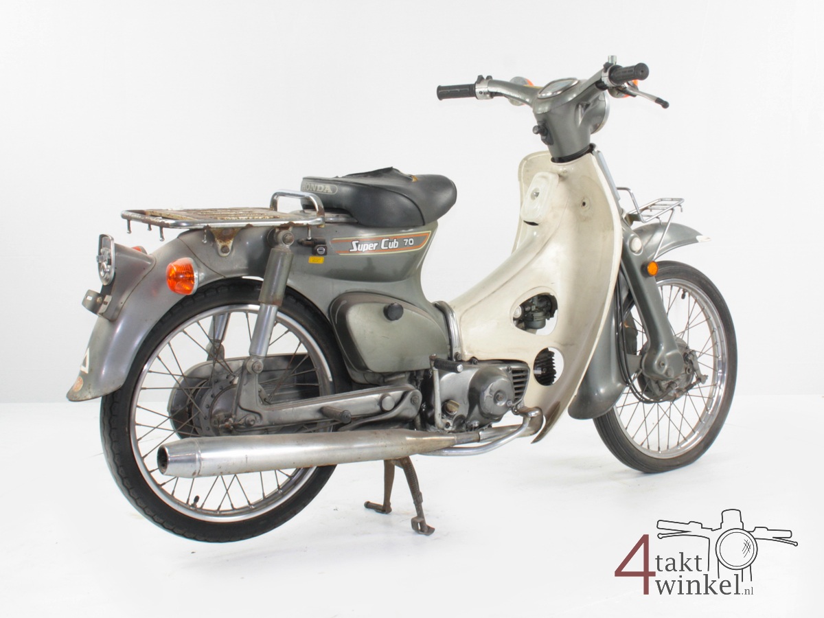 Honda C70 K1 Japanese, gray, 10406 km - 4taktwinkel.nl