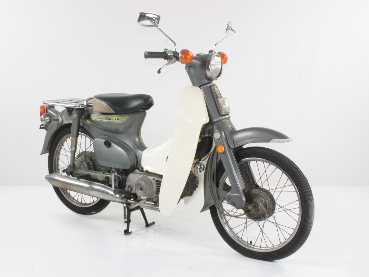 SOLD! Honda C70 K1 Japanese, gray, 13977km - 4stroke-parts.com