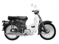 Honda Super Cub C50Z2 exploded views