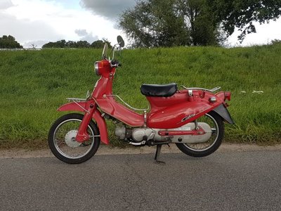 Honda Little Cubra 50, red, 19851 km, with papers