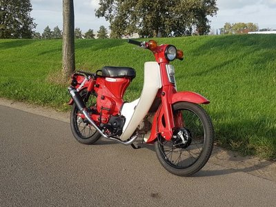 Fully restored! Honda C50 OT Japanese, Red, 3321 km, with papers