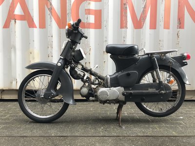 Opslag, Honda C50 OT Japans, grijs, 5897 km