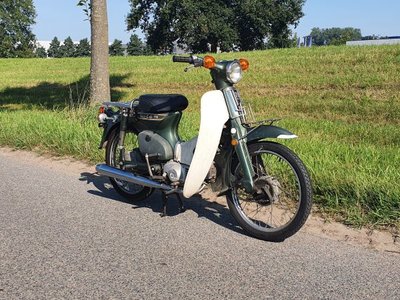 Opslag, Honda C70 K1 Japans (23-2016) groen, 16999km