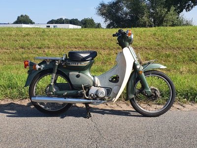 Opslag, Honda C70 K1 Japans (23-2016) groen, 16999km