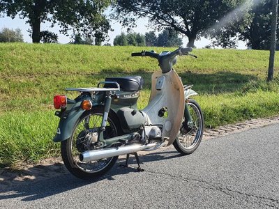 Opslag, Honda C70 K1 Japans (23-2016) groen, 16999km