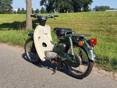 Opslag, Honda C70 K1 Japans (23-2016) groen, 16999km