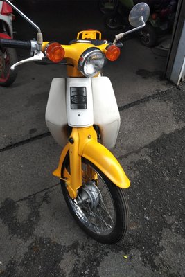 Honda C50 NT Japans, groen, 1586 km