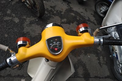 Honda C50 NT Japans, groen, 1586 km
