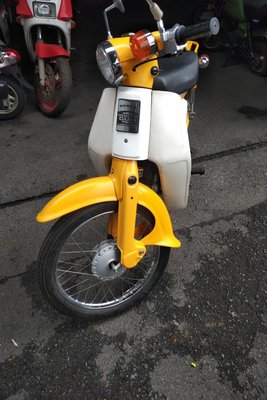 Honda C50 NT Japans, groen, 1586 km