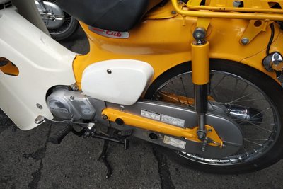 Honda C50 NT Japans, groen, 1586 km