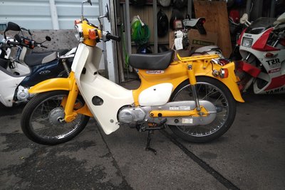 Honda C50 NT Japans, groen, 1586 km