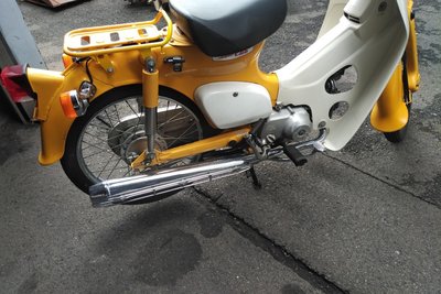 Honda C50 NT Japans, groen, 1586 km