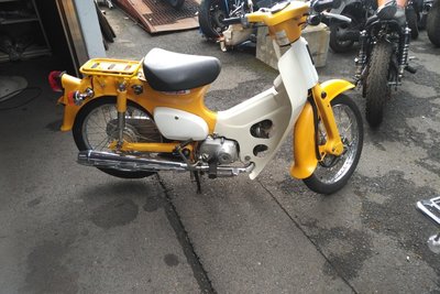 Honda C50 NT Japans, groen, 1586 km