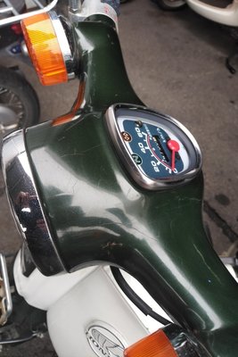 Honda C50 NT Japans, groen, 1586 km