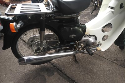 Honda C50 NT Japans, groen, 1586 km