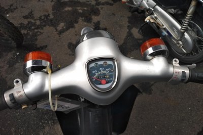 Honda C50 NT Japans, groen, 1586 km