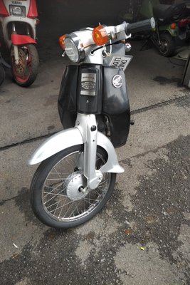 Honda C50 NT Japans, groen, 1586 km