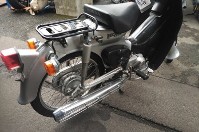 Honda C50 NT Japans, groen, 1586 km