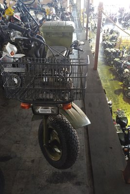 Honda C50 NT Japans, groen, 1586 km