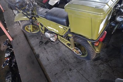 Honda C50 NT Japans, groen, 1586 km