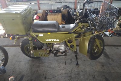 Honda C50 NT Japans, groen, 1586 km
