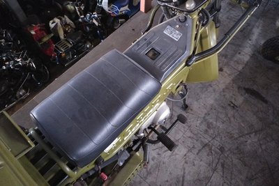 Honda C50 NT Japans, groen, 1586 km