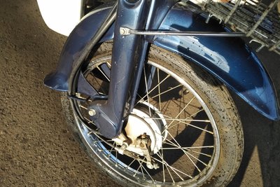 Honda C50 NT Japans, groen, 1586 km