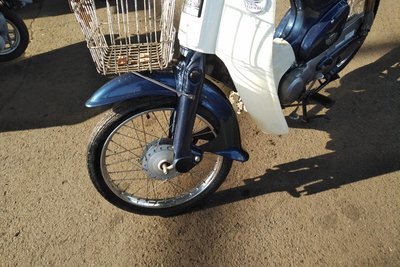 Honda C50 NT Japans, groen, 1586 km