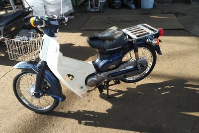 Honda C50 NT Japans, groen, 1586 km