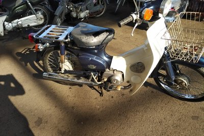 Honda C50 NT Japans, groen, 1586 km