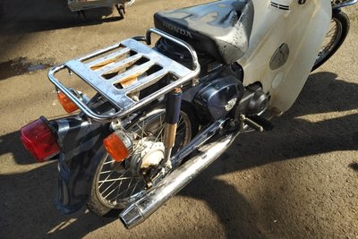 Honda C50 NT Japans, groen, 1586 km