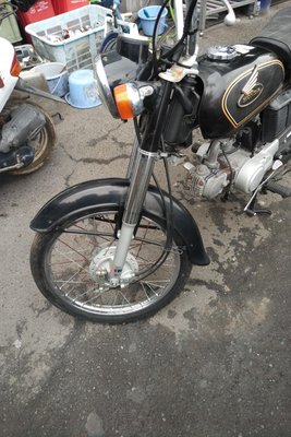 Honda C50 NT Japans, groen, 1586 km