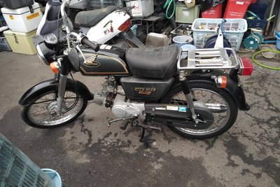 Honda C50 NT Japans, groen, 1586 km