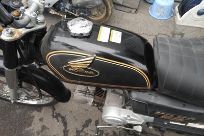 Honda C50 NT Japans, groen, 1586 km