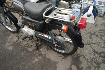 Honda C50 NT Japans, groen, 1586 km