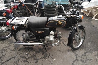 Honda C50 NT Japans, groen, 1586 km