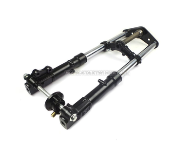 Front fork complete, Dax, 30mm, standard Skyteam, black