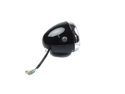 Headlight complete, universal, 15cm, deep version