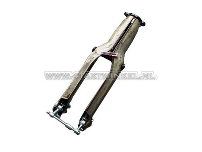 Front fork complete, C50, C70, C90, Streetcub, rust look, Kepspeed