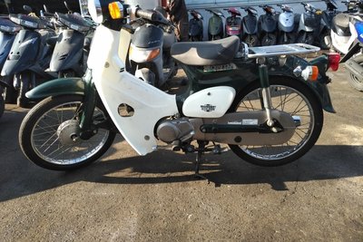 Coming soon! Honda C50 NT Japanese, green, 6717 km
