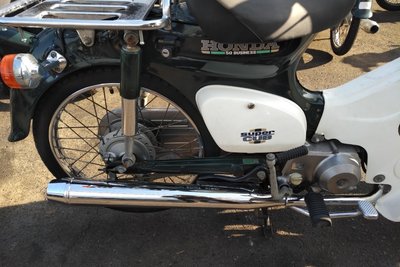 Coming soon! Honda C50 NT Japanese, green, 6717 km