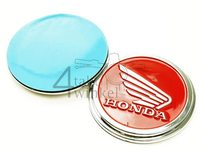 Emblem set, Honda wing, red