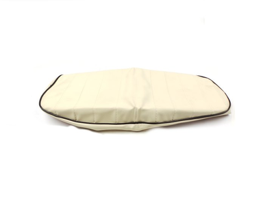 Seat cover Dax cream, black piping